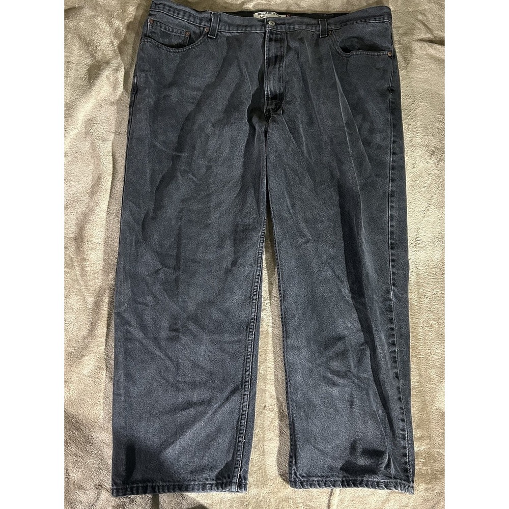 Levi's 550 Relaxed Fit Men's Jeans Big & Tall 46x30 Faded Black
